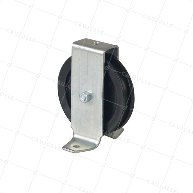 POLEA CON PATAS DIÁMETRO 70 MM CARGA 60 KG PARA CABLE DE 8 MM - PP70B