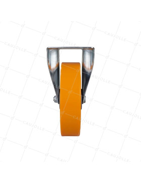 Rotante FIJA DE POLIURETANO CON ARO DE ALUMINIO DIÁMETRO 200 MM CARGA 300KG - S75AR 200