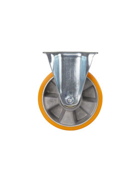 Rotante FIJA DE POLIURETANO CON LLANTA DE ALUMINIO DIÁMETRO 160 MM CARGA 300KG - S75AR 160