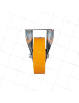 Rotante FIJA DE POLIURETANO CON LLANTA DE ALUMINIO DIÁMETRO 160 MM CARGA 300KG - S75AR 160