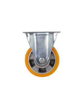 Rotante FIJA DE POLIURETANO CON LLANTA DE ALUMINIO DIÁMETRO 125 MM CARGA 350KG - S75AR 125