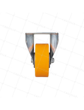 Rotante FIJA DE POLIURETANO CON LLANTA DE ALUMINIO DIÁMETRO 125 MM CARGA 350KG - S75AR 125